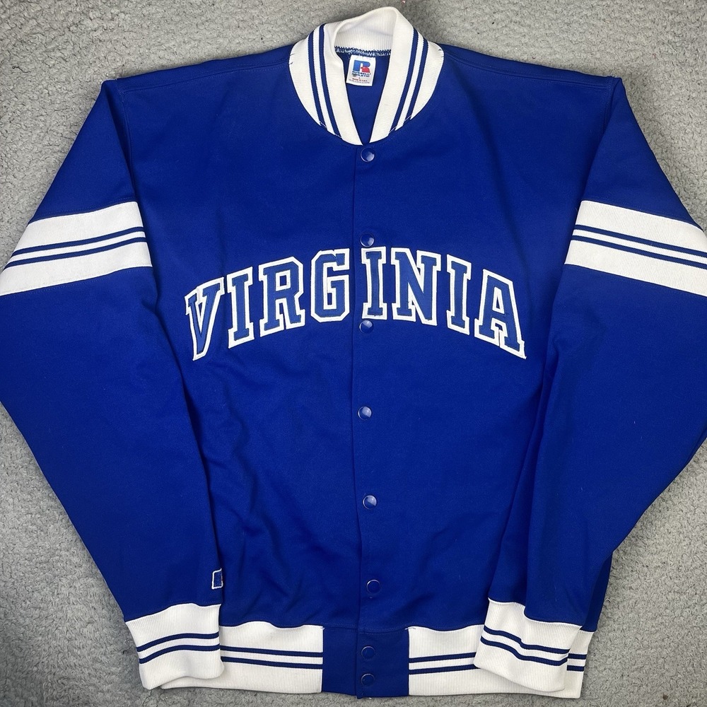 Vintage Virginia High School Track Uniform Russell Athletic USA Made Minnesota L